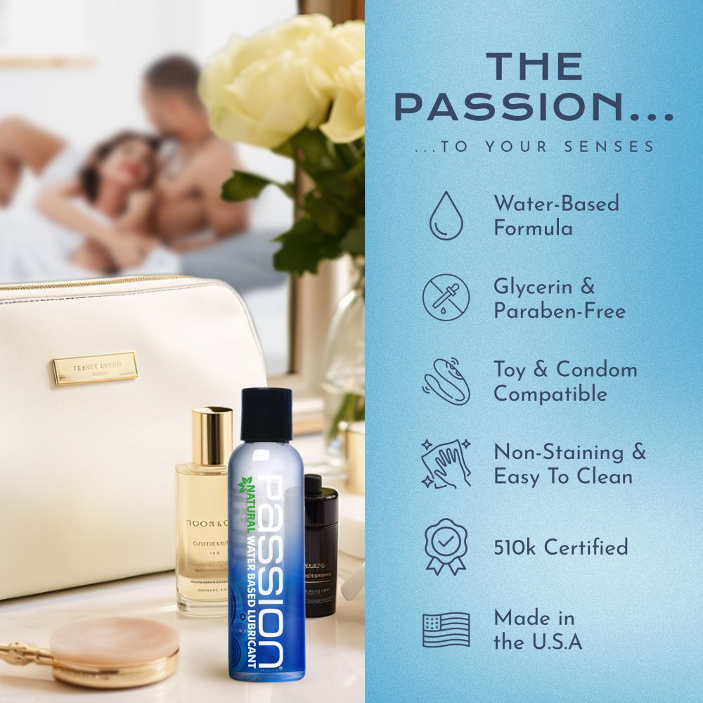Passion Natural Water-Based Lubricant - 4 oz Code: PL100-4oz