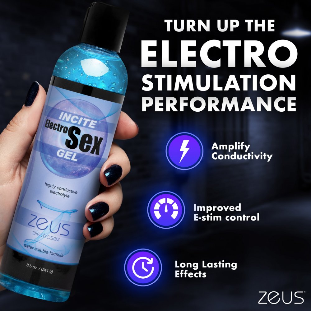 Zeus Incite Electrosex Gel - 8.5 oz Code: AB909