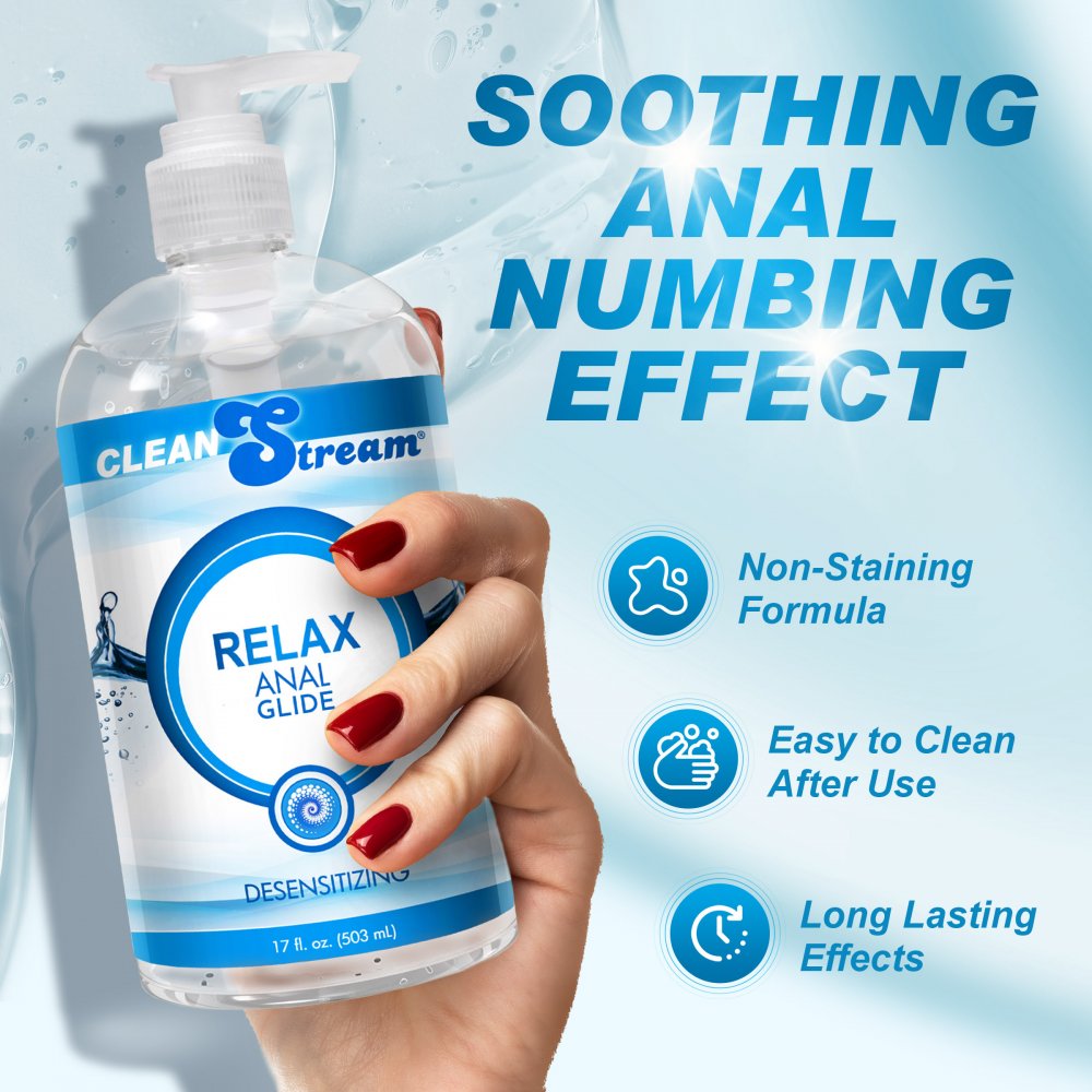 Clean Stream Relax Desensitizing Anal Lube 17 oz Code: AC696