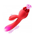 Blooming Bunny Sucking and Thrusting Silicone Rabbit Vibrator Code: AH311