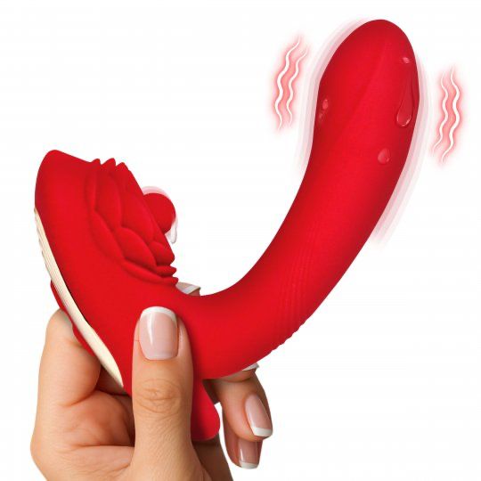 Petal Twirl Clit Massaging Silicone Vibrator  Code: AH906