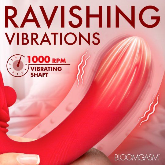 Petal Twirl Clit Massaging Silicone Vibrator  Code: AH906