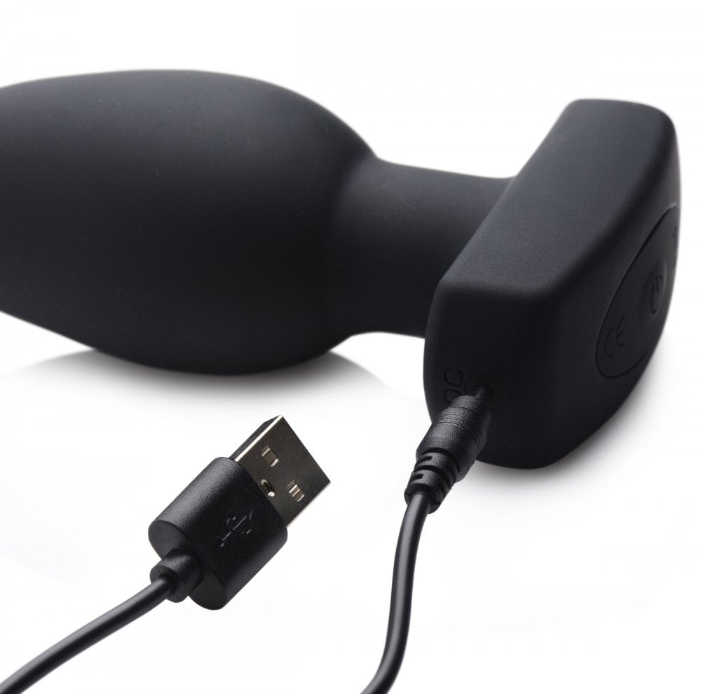 The Taper 10X Smooth Silicone Remote Control Vibrating Butt Plug Code: AG389