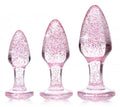 Glitter Gem Anal Plug Set - Pink Code: AG587-Pink