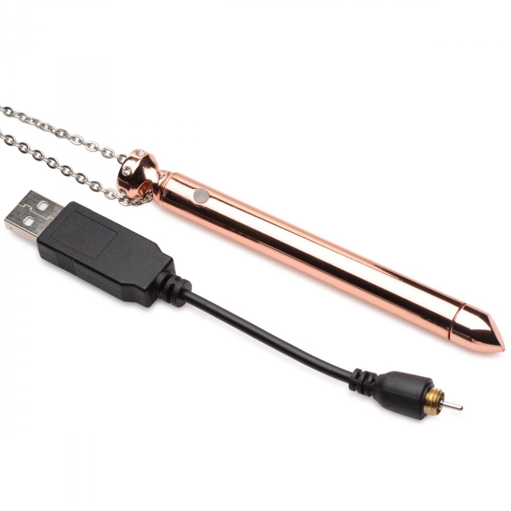 7X Vibrating Necklace - Rose Gold Code: AG894-Rose